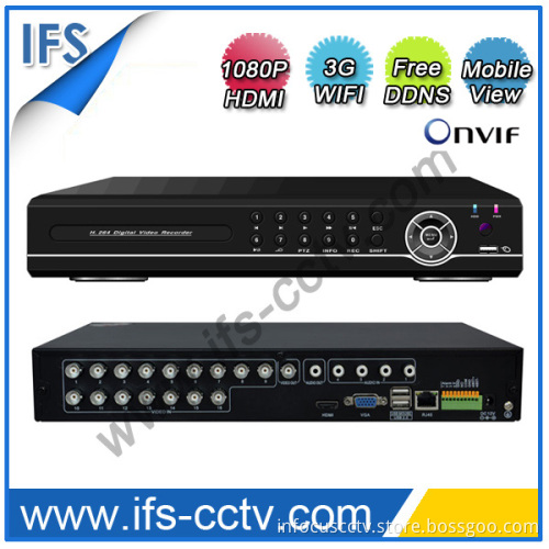16CH H. 264 1080P HDMI DVR/HVR/NVR (ISR-S5016)